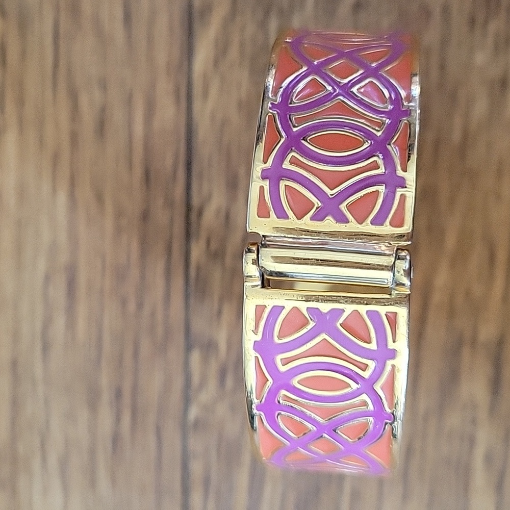 Stella & Dot Patterned Cuff Bracelet - image 4
